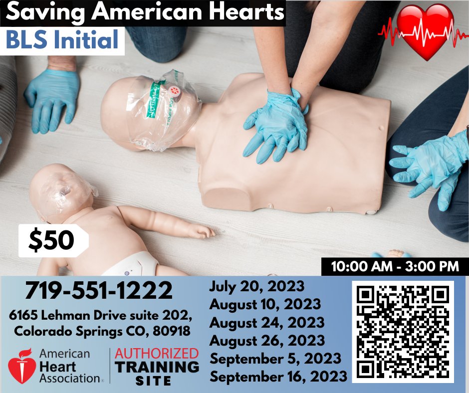 💙AHA  BLS Initial
👉savingamericanhearts.com/aha-bls-initia…

#BLSInitialClass
#HeartAssociation
#BasicLifeSupport
#HealthcareTraining
#LifeSavingSkills
#CPRCertification
#BLSProvider
#HeartHealth
#HealthcareEducation
#FirstAidTraining
#FirstResponder
#BLSClass
#EmergencyTraining
#BLSProvider