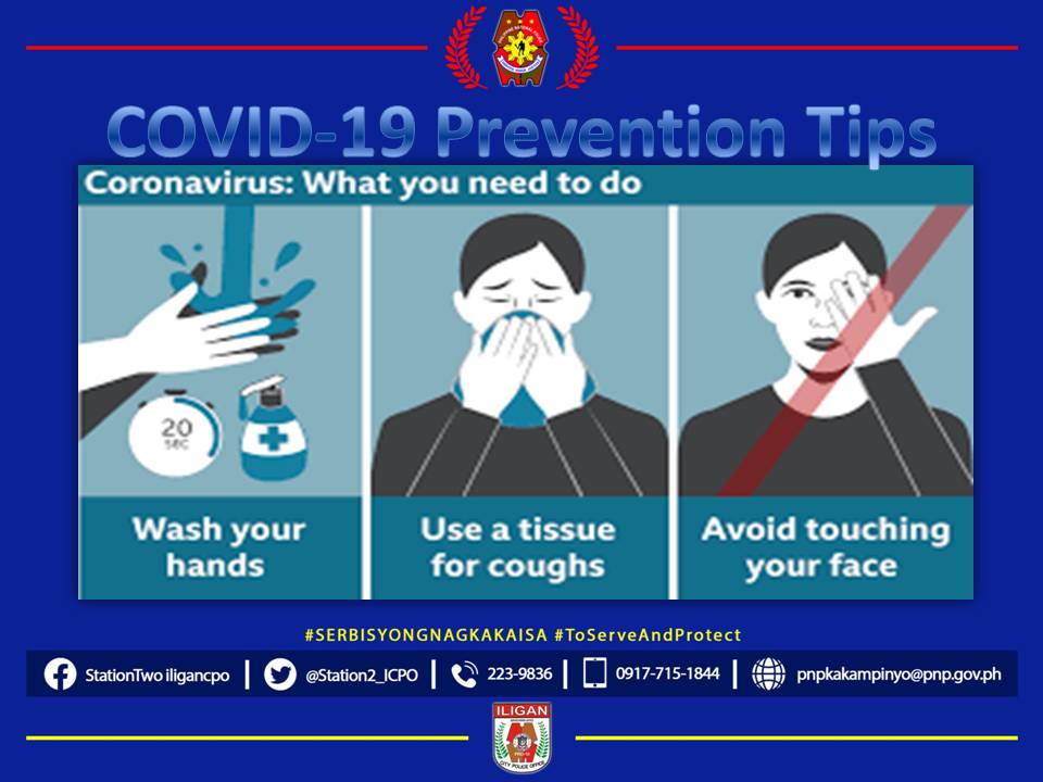 RT @Station2_ICPO: COVID-19 PREVENTION TIPS
#SerbisyongNagkakaisa
#ToServeandProtect https://t.co/Ab2hnvFLWS