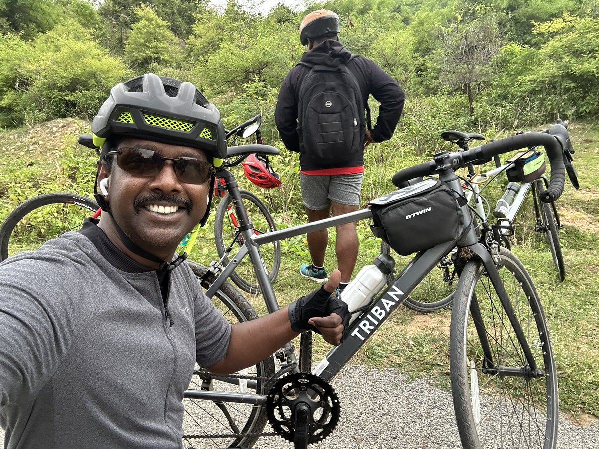 vijayakumar0328's tweet photo. #amazing  and #pleasant  cycle ride to #jaguar falls today #40KM .. #decathlon  47th #anniversary #celebration 
Any sports #consistency is very important and learnt a lot while riding a cycle today .. Be #consistent  throughout the ride and make sure to reach the destination https://t.co/8XUZr9A3PQ