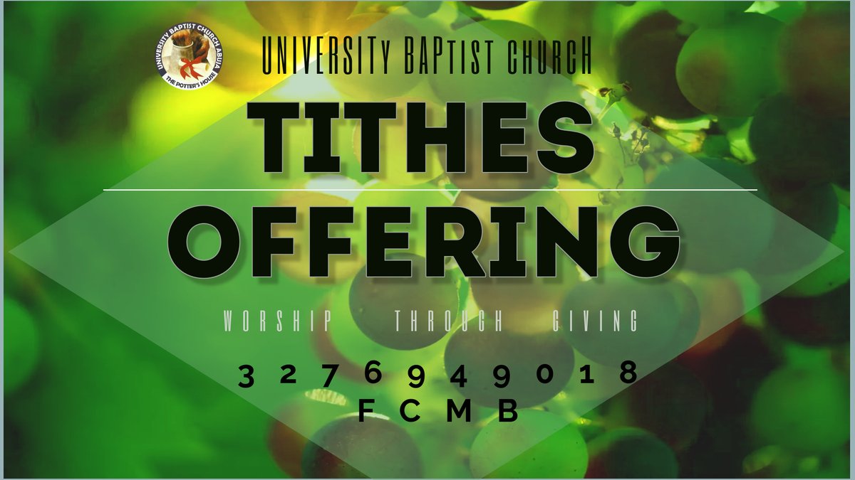ubcabuja's tweet photo. Give to the Lord. GOD loveth a Cheerful Giver💃💃💃
3276949018
FCMB
UNIVERSITY BAPTIST CHURCH
#ubcabuja
#giving
#Love
#sunday https://t.co/Gmj6PvWUCl