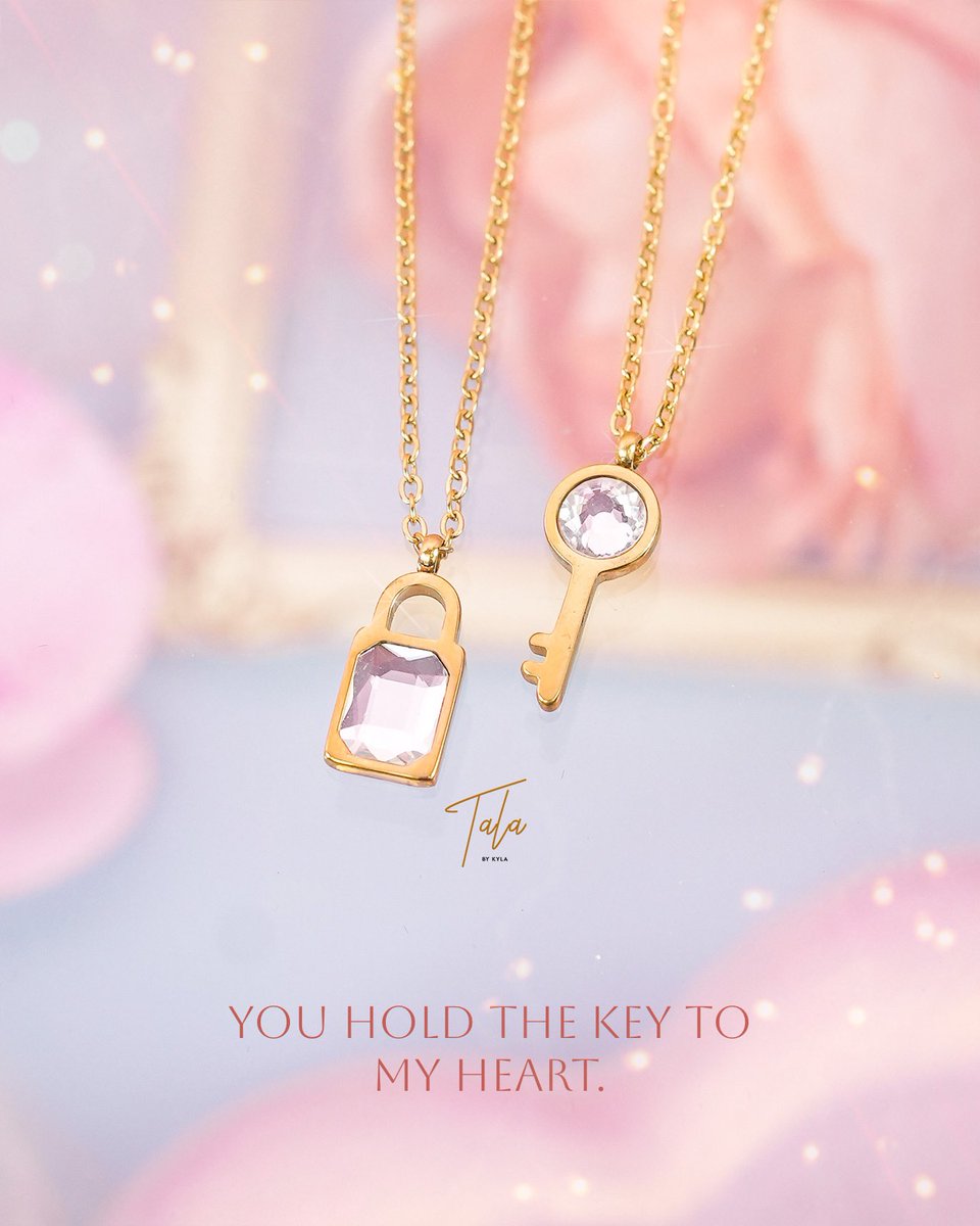 talabykyla's tweet photo. It’s that feeling when everything just fits— like that person was MADE especially for you 🗝️💖 

Unlock true love and get our Lock and Key couple necklaces (sold together) here:
LazMall: https://t.co/0tlLcEuRsO
Shopee Marketplace: https://t.co/jYhLy24XEg https://t.co/In9Ljqy1l3