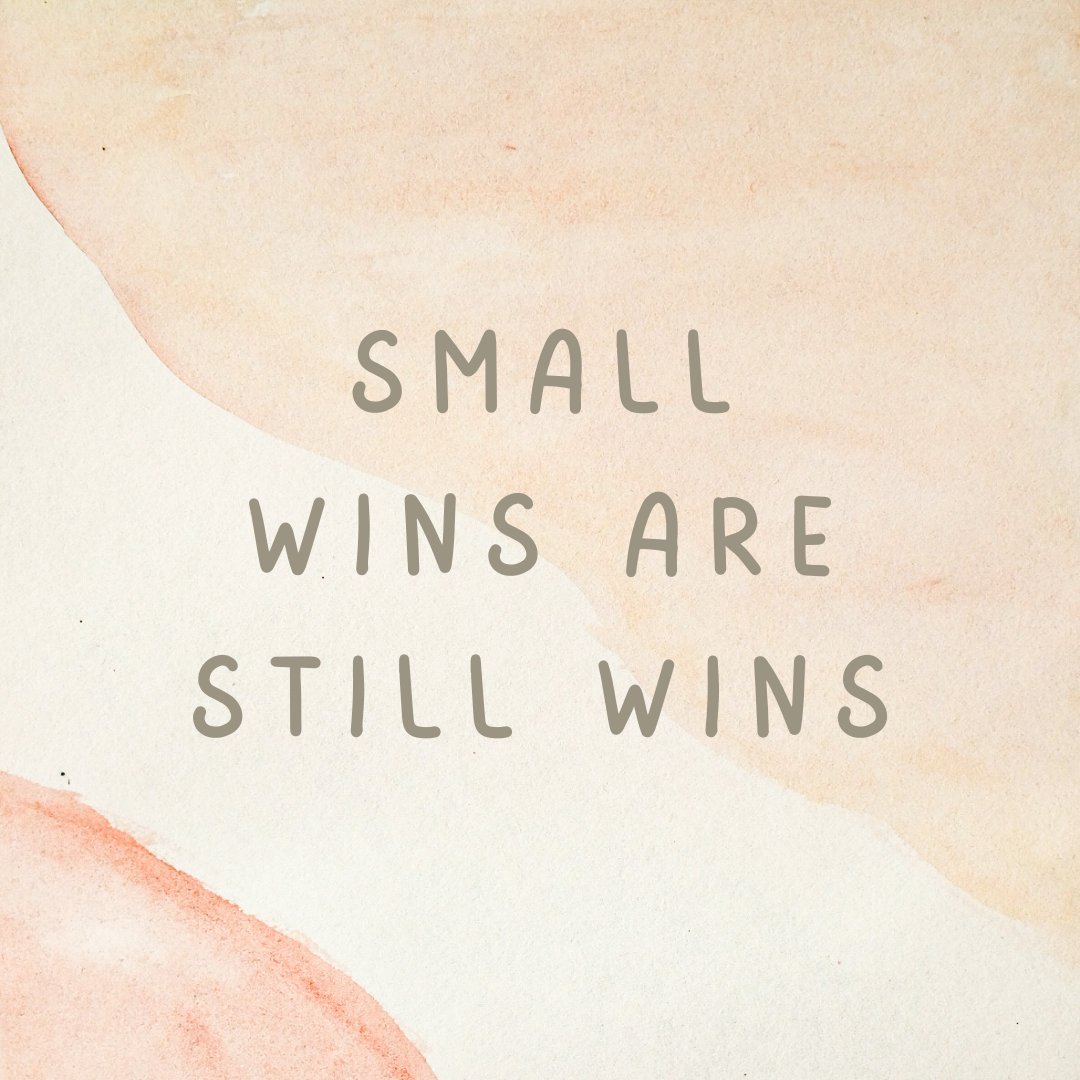 Remember, small wins are still wins! 💪🏼 Don't overlook the value of your achievements, no matter how small they may seem. Each step forward is progress toward your goals.  Embrace every victory along the way! 

#SmallWins #ProgressMatters #CelebrateSuccess #CelebrateEveryStep