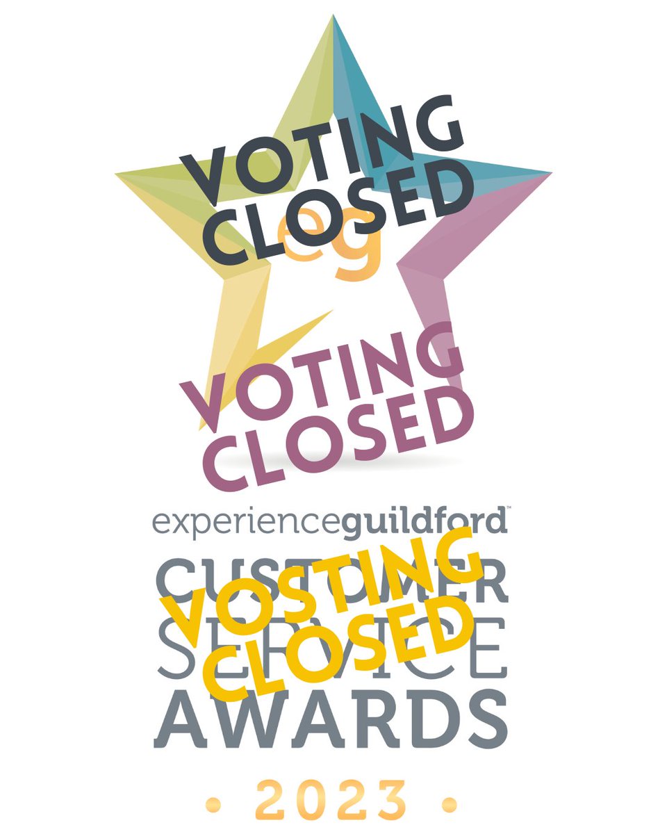 Voting is now closed for our Experience Guildford Customer Service Awards! Please do not text more votes as you may still be charged by your mobile provider. The winner of the £250 vouchers will be randomly selected and notified on or before the 28th July 2023!