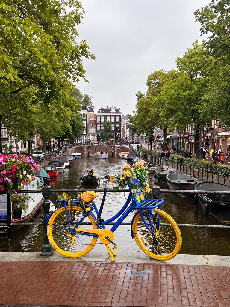 Rainy day in Amsterdam