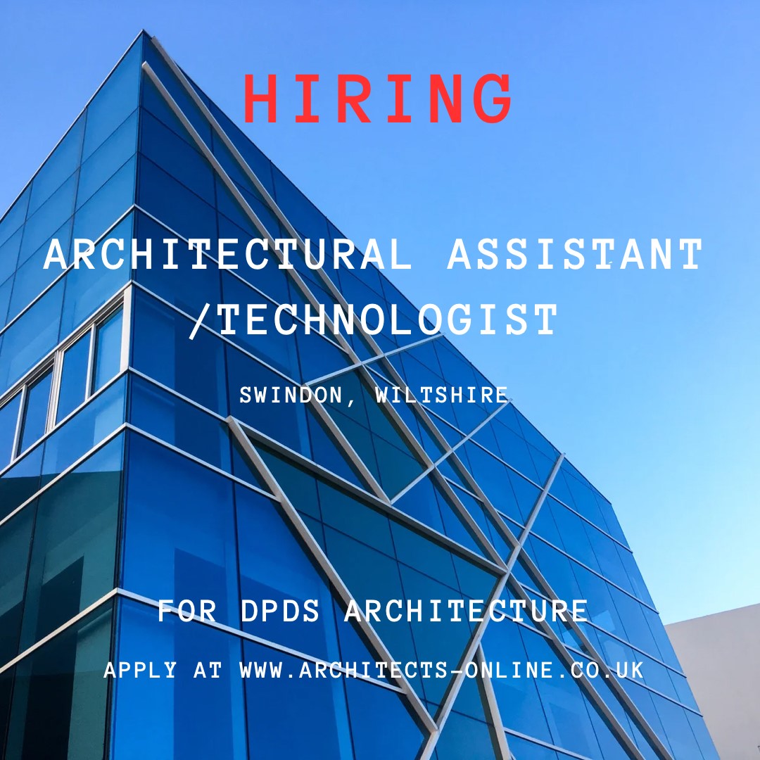 Full details and to apply, please visit architects-online.co.uk for @DPDSConsulting #hiring #architecture #jobs #swindon #architectjobs #ukjobs #recruiting #jobsearch #buildingindustry #architectureanddesign #wearehiring #jobvacancy #latestjobs #wiltshire #autocad #jobseekers