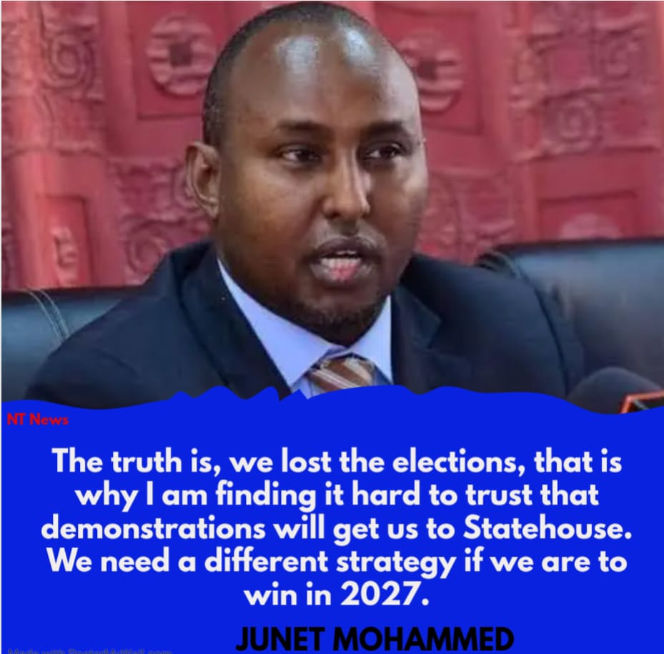 My Good Friend Now a very Truthful Man,Hon Junet Mohamed is back ......in full Force.