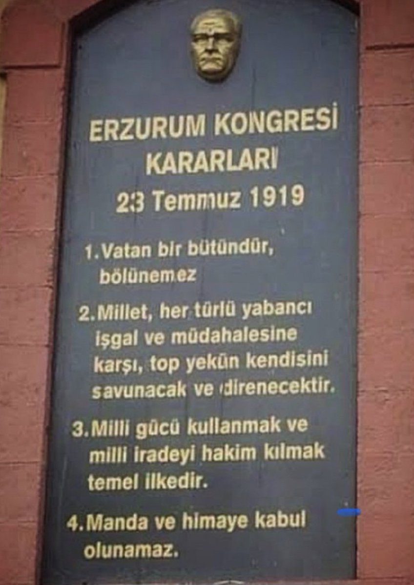 sademofficial's tweet photo. #ErzurumKongresi’nin 104. yılını kutluyor, başta Gazi Mustafa Kemal Atatürk olmak üzere, İstiklal Harbi kahramanlarını saygı ve rahmetle anıyorum. 🙏 
🇹🇷
#MustafaKemalAtatürk 🇹🇷 https://t.co/2DZfSTovqe