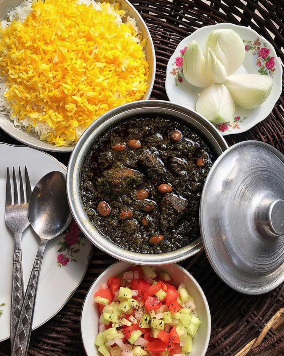 iFILMEnglishWeb's tweet photo. Are you up to be served with the most popular dish in Iran? #GhormehSabzi or Persian Herb Stew is a dish you should never miss if you travel to my country.
#Iranfood #persiandish #Iran #culinaryart https://t.co/ZRLMyNfWHv