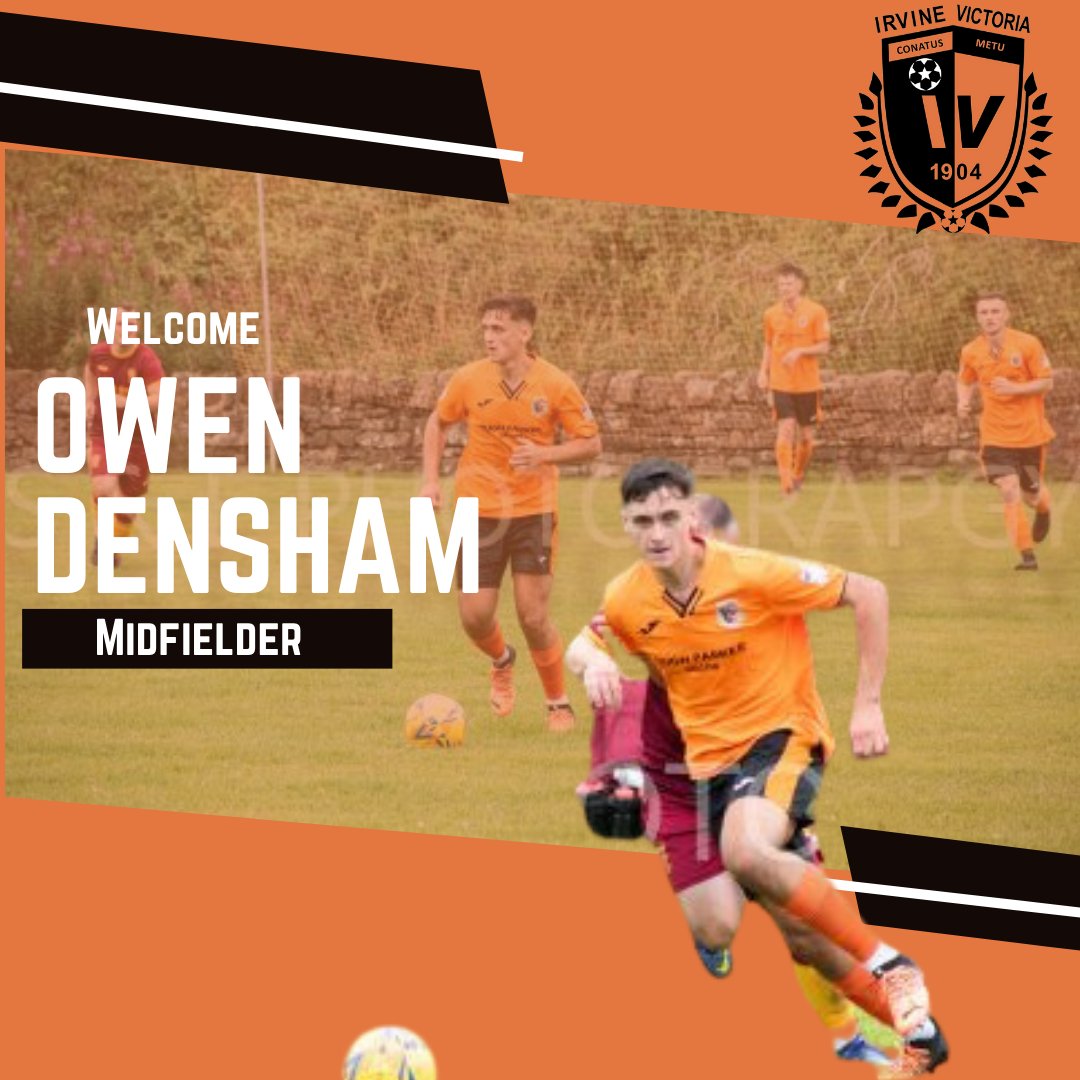 Welcome to the club Owen. Owen joins the club after last season at Saltcoats Victoria.

Owen is available for sponsorship at £50 for the season. 🟠⚫️