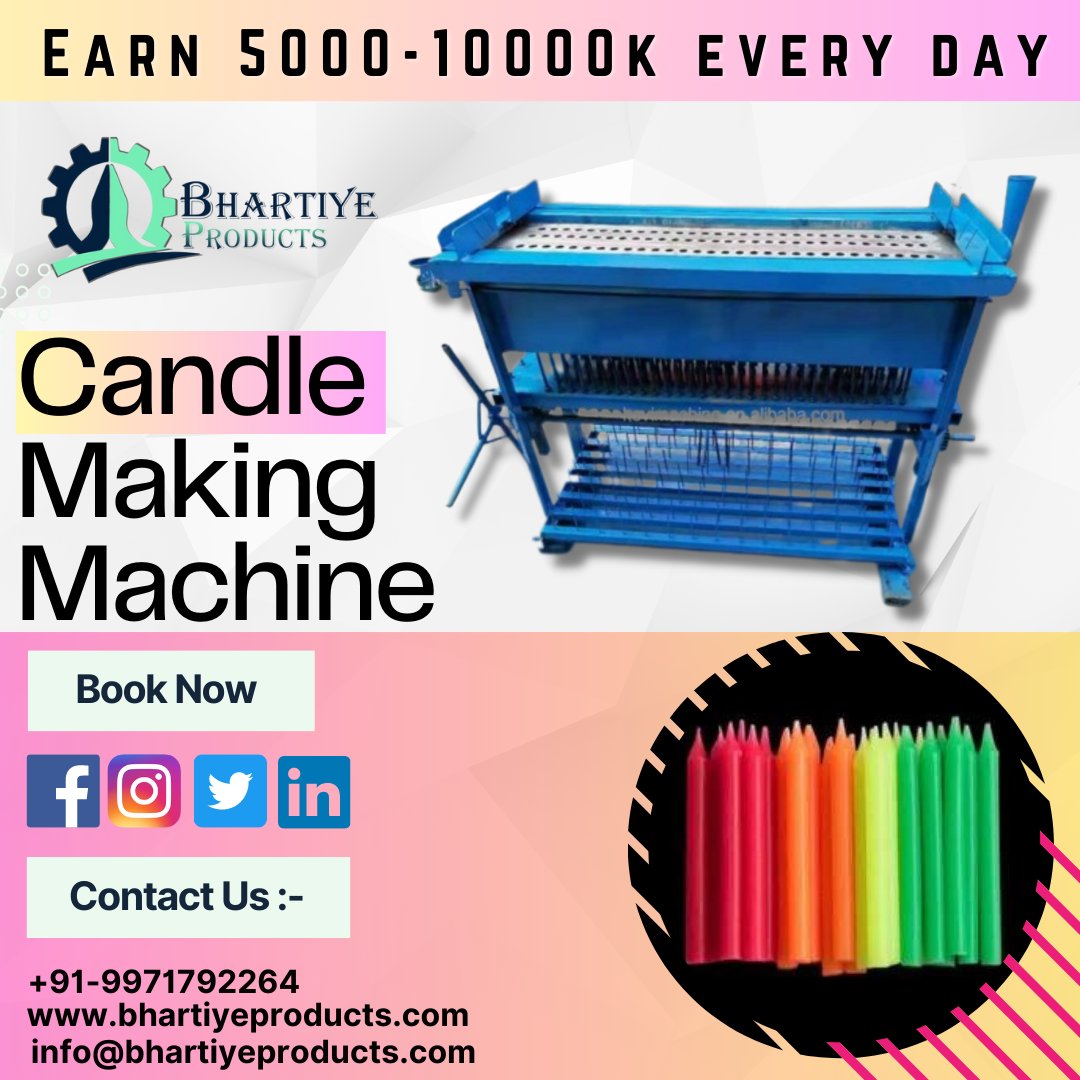 Candle-Making Machine | Bhartiye Products
#candlemaking #candles #candlelover #candlesofinstagram #candle #smallbusiness #soycandles #candleshop #handmade #candleaddict #scentedcandles #homedecor #candlemaker #soywax #candlelight #handpouredcandles #soywaxcandles #homemadecandles