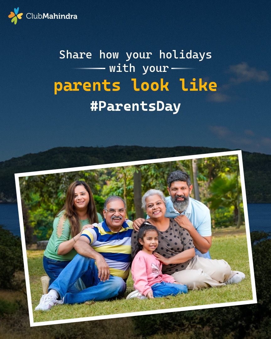 Comment your holiday experiences with your parents now! We know travelling with parents comes with its own moments. But their presence is enough to make it wholesome and magical. Don’t forget to make #ParentsDay special for them. 💕