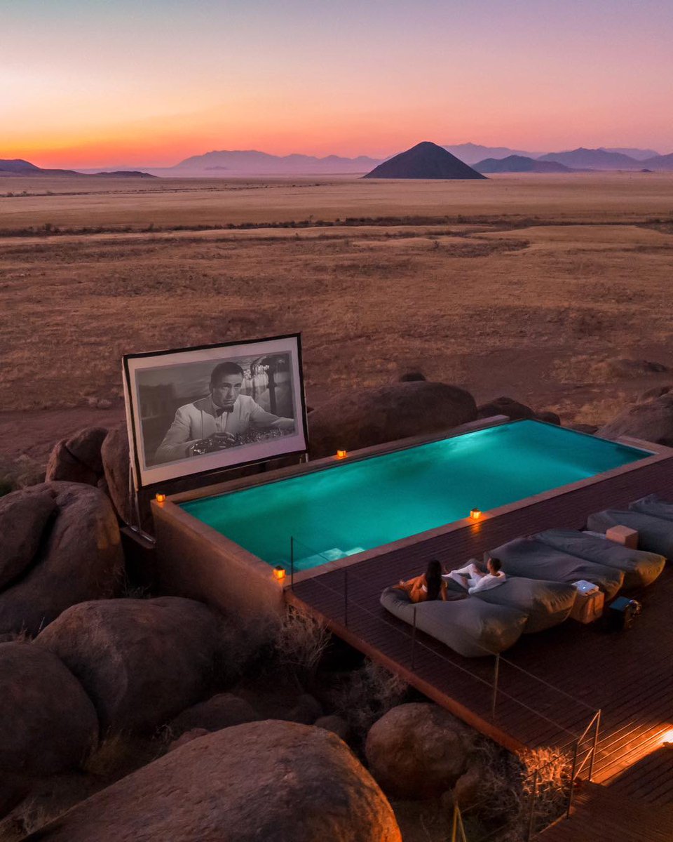 The view that never gets old… 

📷 Jeremy Austiin

#ZannierHotels #Namibia #UniqueTravel #DesertLodge #LuxuryTravel #OpenAirCinema #PinkSunset