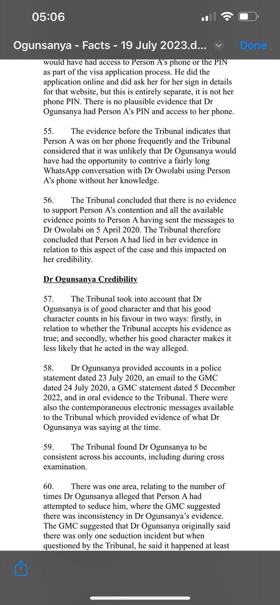 I read the full document of dr olufunmilayo’s vindication by the
