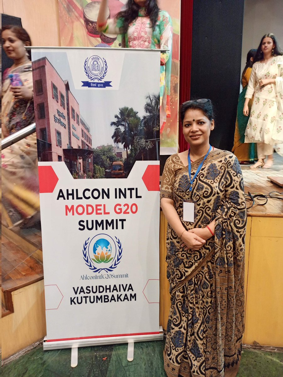 PrabhaRawat5's tweet photo. #Ahlconintl #ModelG20Summit
Simulative exposure to International platform #PortfolioItaly Gratitude to mentors for providing such experiential learning.@ashokkp @SDG4QEducation @sdg4all @y_sanjay @pntduggal @sunandask21 @cbseindia29 https://t.co/1qAakf7q7p