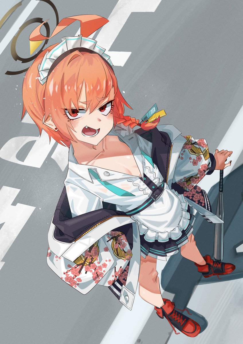 美甘ネル(ブルアカ) 「Comiket 土曜日 西 め 01a 」|Yan_Jhiaのイラスト