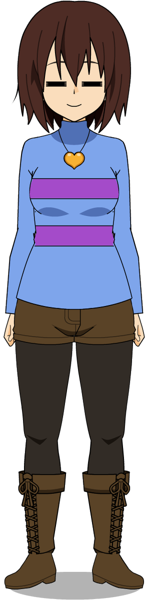 FlirtyFrisk's tweet photo. A new look

Yeah, couldn't get rid of that iconic sweater.

But she traded that oversaturation of blue shorts for a pair of hot pants, and she's never felt better! https://t.co/rFxuQcm1Zn
