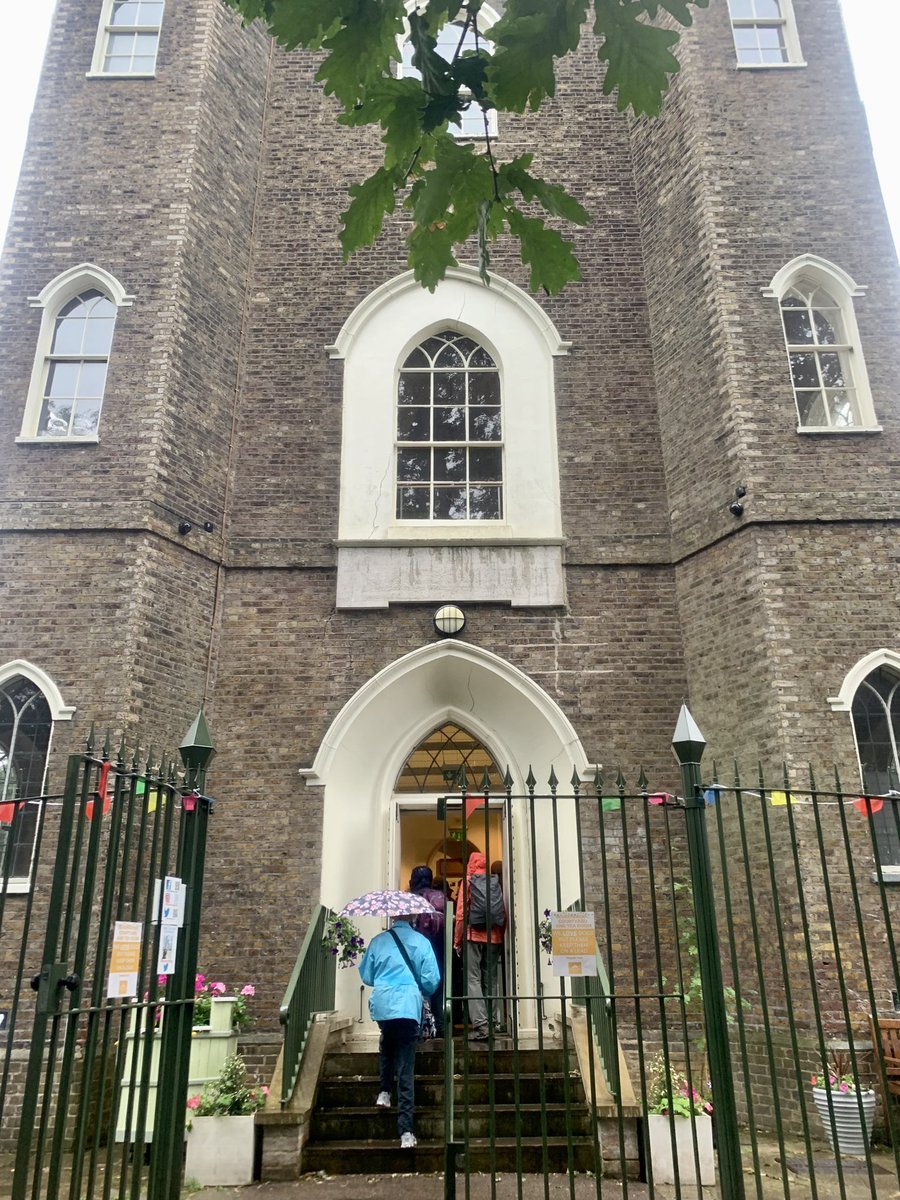 The 6th leg of the capital ring with  H&G ramblers yesterday was a soggy affair starting at Woolwich foot tunnel and along part of the Thames Path before heading towards Eltham. Thank goodness for the tea room at Severndroog Castle! #CapitalRing