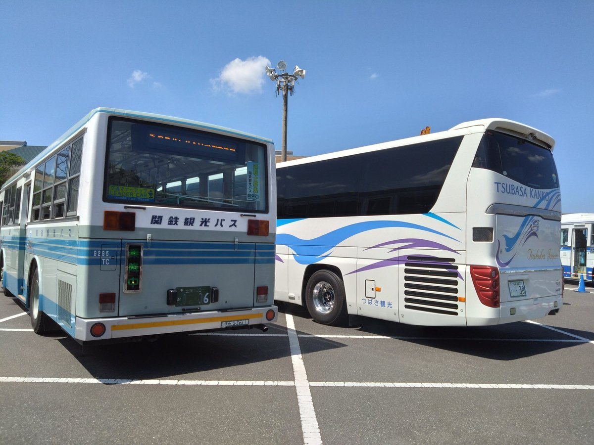 type88LASM's tweet photo. 本日は　＃湾岸バスフェスタ　へ行ってきました🚌
運転体験では　＃つばさ観光　様の三菱ふそう製エアロクィーンを運転させて頂きました。

運営スタッフの皆様、暑い中ありがとうございました🙇

＃湾岸バスフェスタ
＃千城交通部
＃関鉄観光バス
＃つばさ観光 https://t.co/NRr1sgivuq