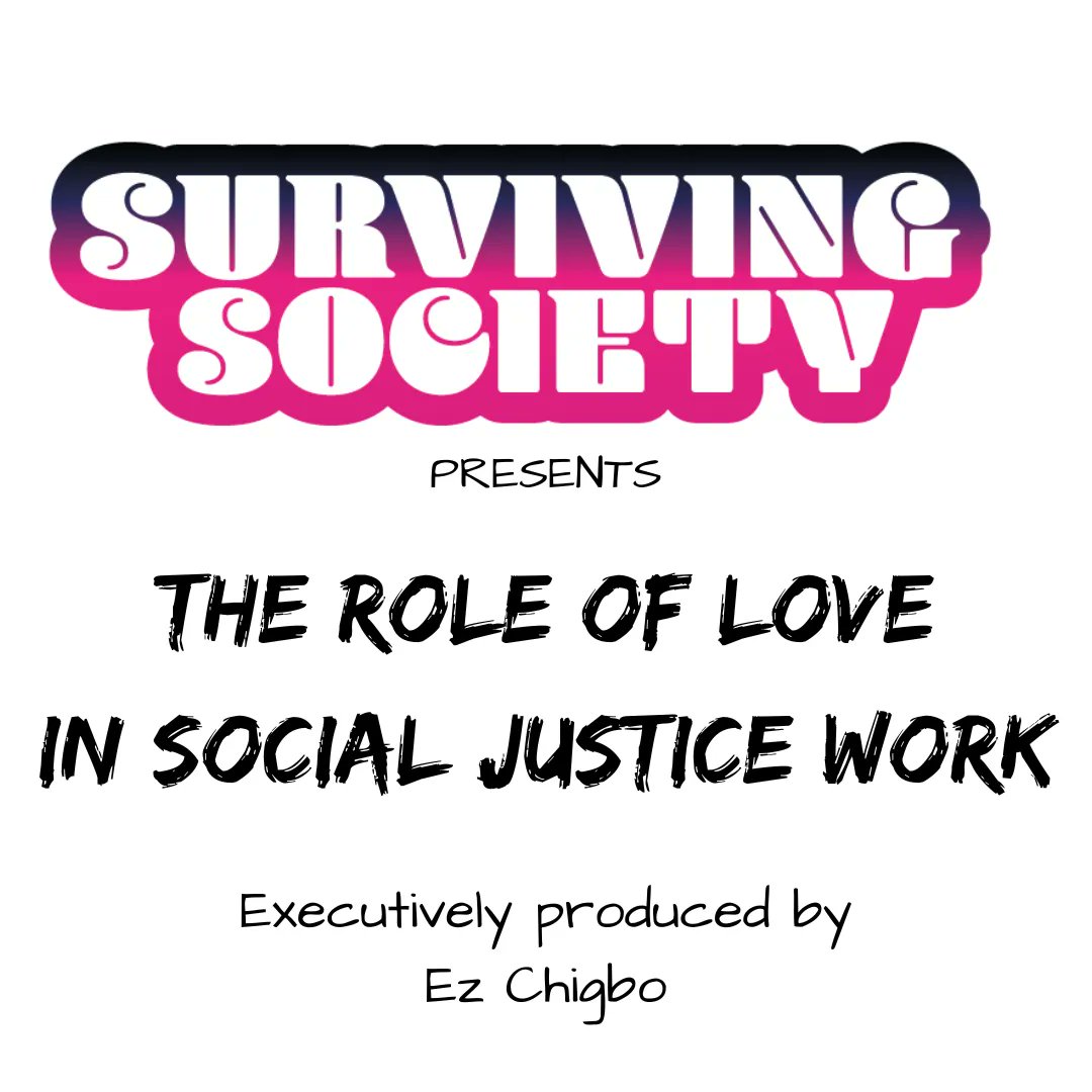 survivesocpod's tweet image. 🖤 ICYMI

E6 @Ezchigbo &amp;amp; @ChantelleJLewis: Learning &amp;amp; loving together 

Ez and Chantelle reflect on the conversations and (love) lessons from the series. The discussion centres bell hooks’ scholarship on love in community, in family and in romance. 

buff.ly/45jgKIi