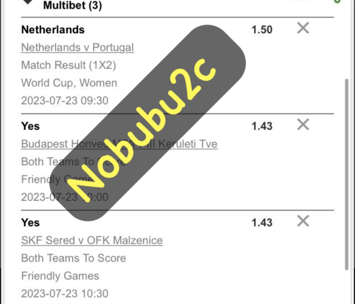 Nobuhle2C's tweet image. #3odds #betwaycode #lowodd  X52669547 first game now at 9:30am