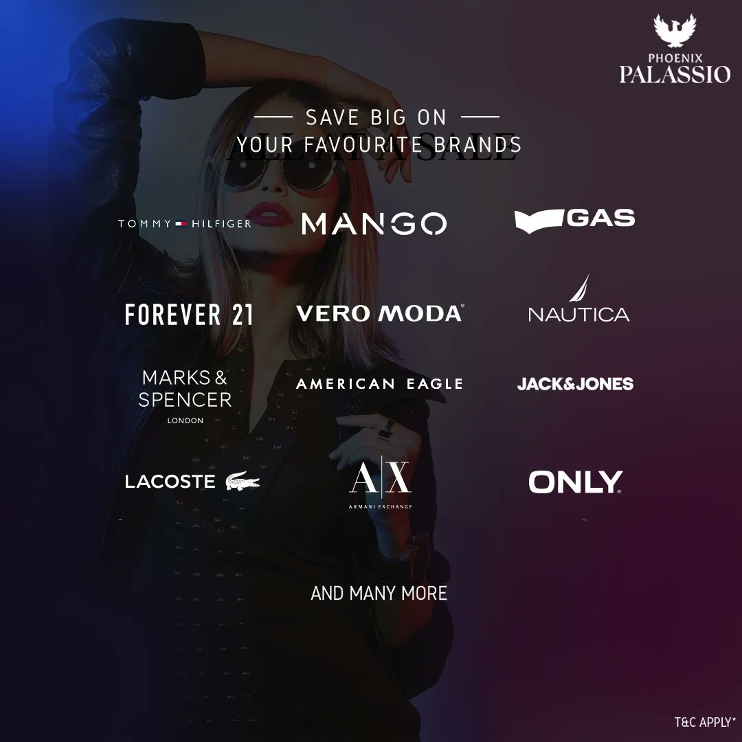 PhoenixPalassio's tweet photo. Knock Knock
Who's there?
Stopwatch!
Stopwatch who?
Stop watcha doing right now and hurry as this jaw-dropping 70% weekend sale at #PhoenixPalassio won't last long!
Own luxury style statement fashion pieces at unmatched prices!
#Fashion #Brands #Apparels #Styles #Upto70 https://t.co/pkjKyyhxQN