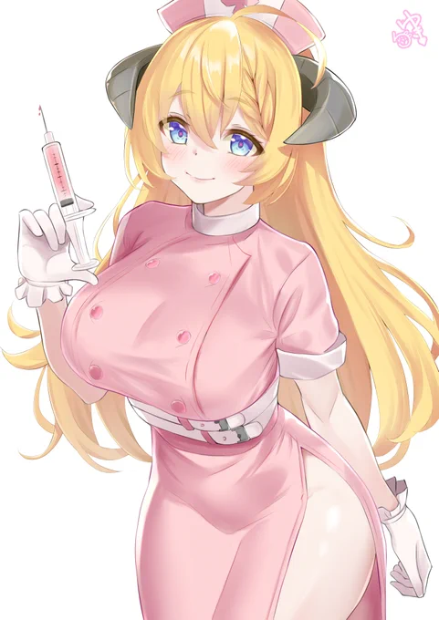Skebご依頼のナースコスアカリちゃんです リクエストありがとうございました～