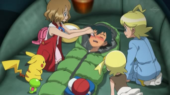 princeeric323's tweet photo. 💜 This episode (XY115) was amazing on how Serena (wearing Ash's Outfit) battling against Jimmy with their Pikachu despite of Ash being sickly and a watching moments of #amourshipping is looking awesome, Serena a is extreme blushes on.

#anipoke #Pokemon #xyz #EpisodeReaction https://t.co/JKlCXrhwvK