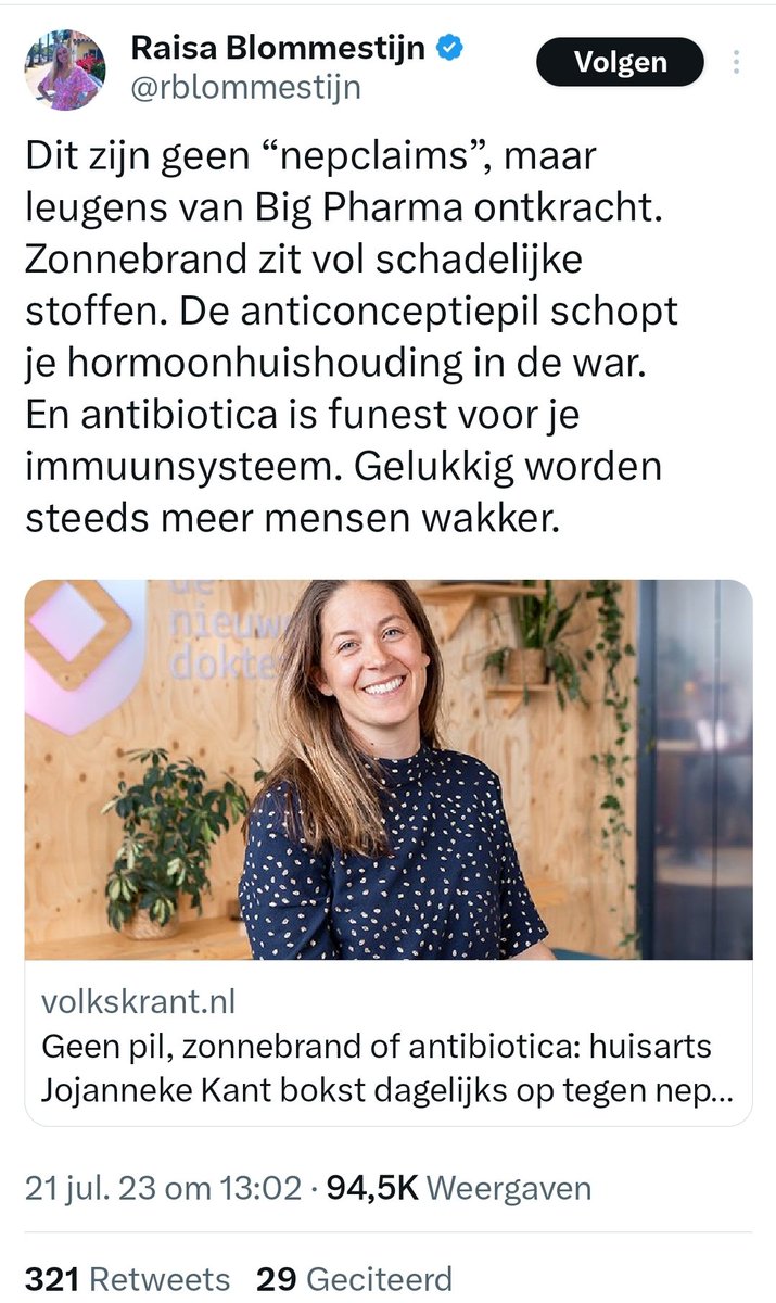 Maak je geen illusie. Deze hetze tegen de #anticonceptiepil is een manier om vrouwen kwetsbaar (risico op zwangerschap) en afhankelijk te maken. Vrouwenrechten verminderen is duidelijk een thema van #extreemrechts en christelijk-extremisme. Laat je niet voor de gek houden.
