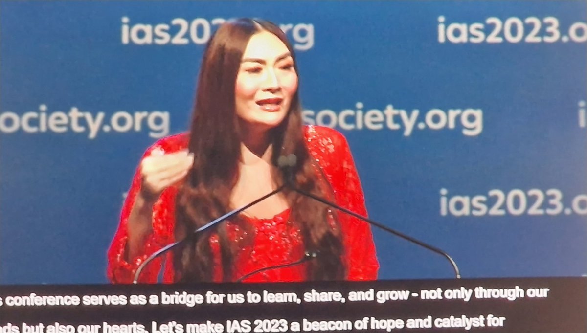 @alegrawolter trans physician & Advisory Board Chair for Suara Kita, an NGO dedicated to promoting the rights of LGBTIQ+ individuals in Indonesia 'We must integrate stigma free care across all life dimensions & embrace a human rights based approach' 👏❤️ #ias2023