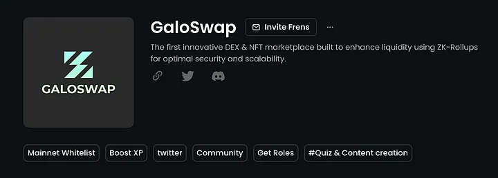 ▪️Join the GaloSwap Zealy page : bit.ly/3Y4dE1

▪️Complete all tasks.