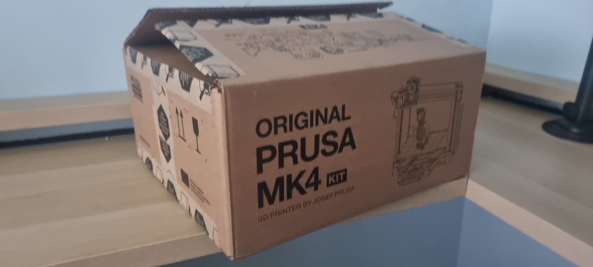 AFDesigns_23's tweet photo. It's finally time to add another printer. @Prusa3D @josefprusa @PrusaSlicer I am really looking forward to getting this built and continue expanding our printing capabilities. #3DPrinting #FDM #Prusa #Mrk4 #WeekendVibes https://t.co/5jUTTk9sYr