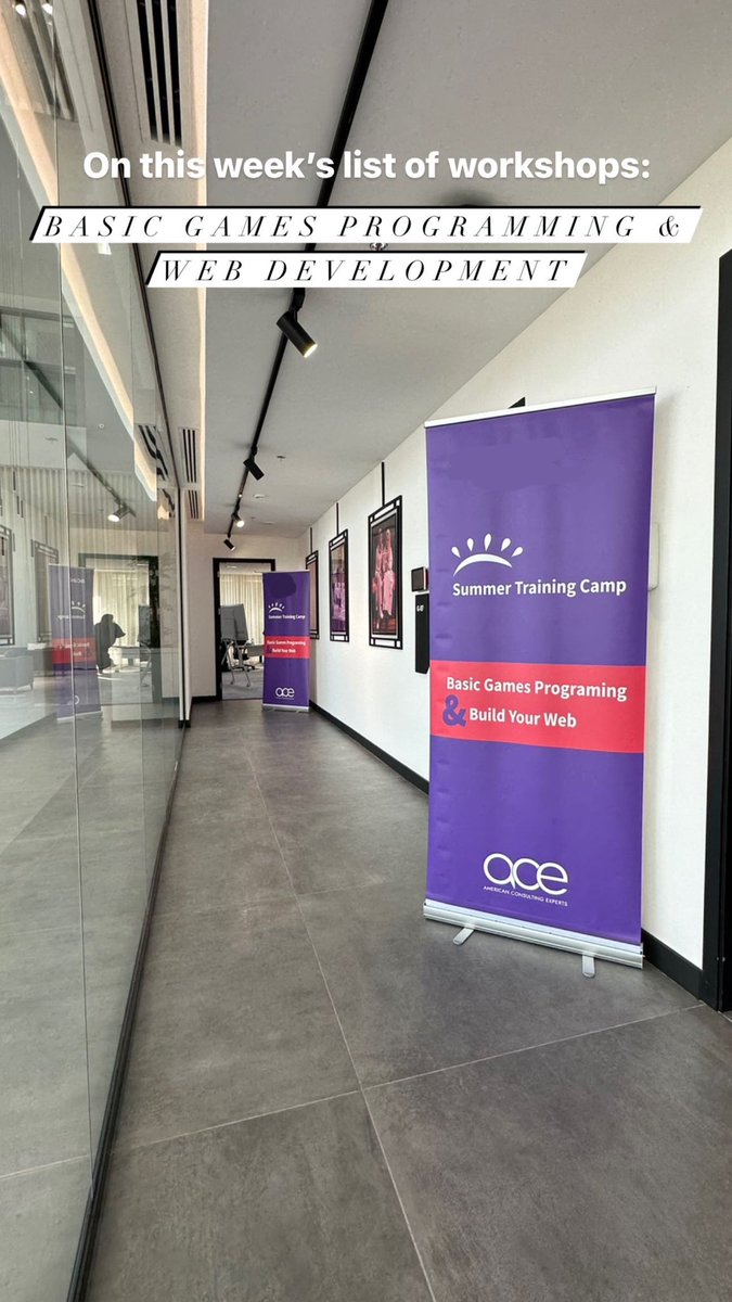 acegroup_us's tweet photo. Check it out! This week we're offering a summer training program for kids aged 7-14 to learn the basics of game programming and web development. #summertraining #programming #webdevelopment #kidsprogramming https://t.co/klSJWQRRDE