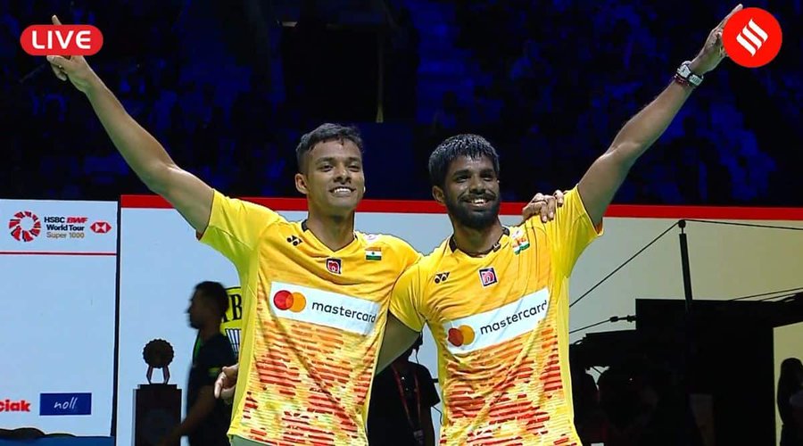 Absolute domination of the Indian iconic doubles duos <a href="/satwiksairaj/">Satwik SaiRaj Rankireddy</a> &amp; <a href="/Shettychirag04/">Chirag Shetty</a> at #KoreanOpen2023 over the top ranked Indonesian pair. 
The 1st Indian pair to do so! Their names will be etched in golden letter in Indian Sports History. <a href="/BAI_Media/">BAI Media</a> <a href="/PGopichand73/">Pullela Gopichand</a>
