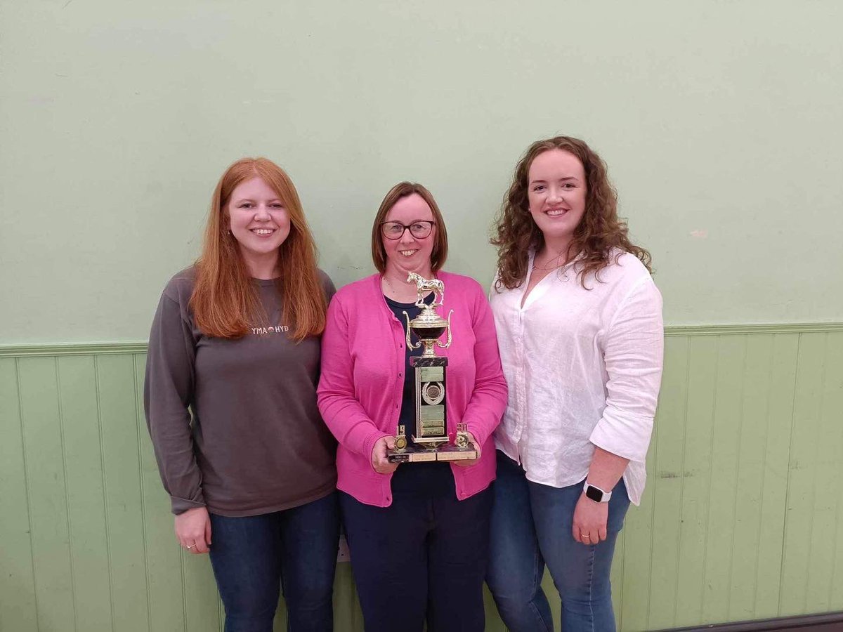 Yn ein cyfarfod blynyddol nos Lun gwobrwyd y canlynol yn Aelod Hŷn a Iau mwyaf gweithgar y clwb. 

Aelod Iau - Erin Davies 
Aelod Hŷn - Mared Jones ac Alaw Jones