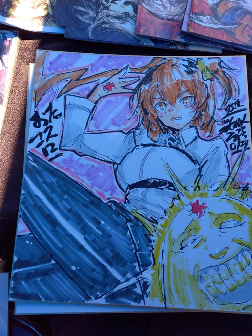 おたコス12終了。 今回4年ぶりの開催&真夏の野外イベントにも関わらず沢山の方々に来て頂く。久々に合った方や近隣の方々等…感謝。11月開催も期待です。 次回8月夏コミに向けて準備したい所。