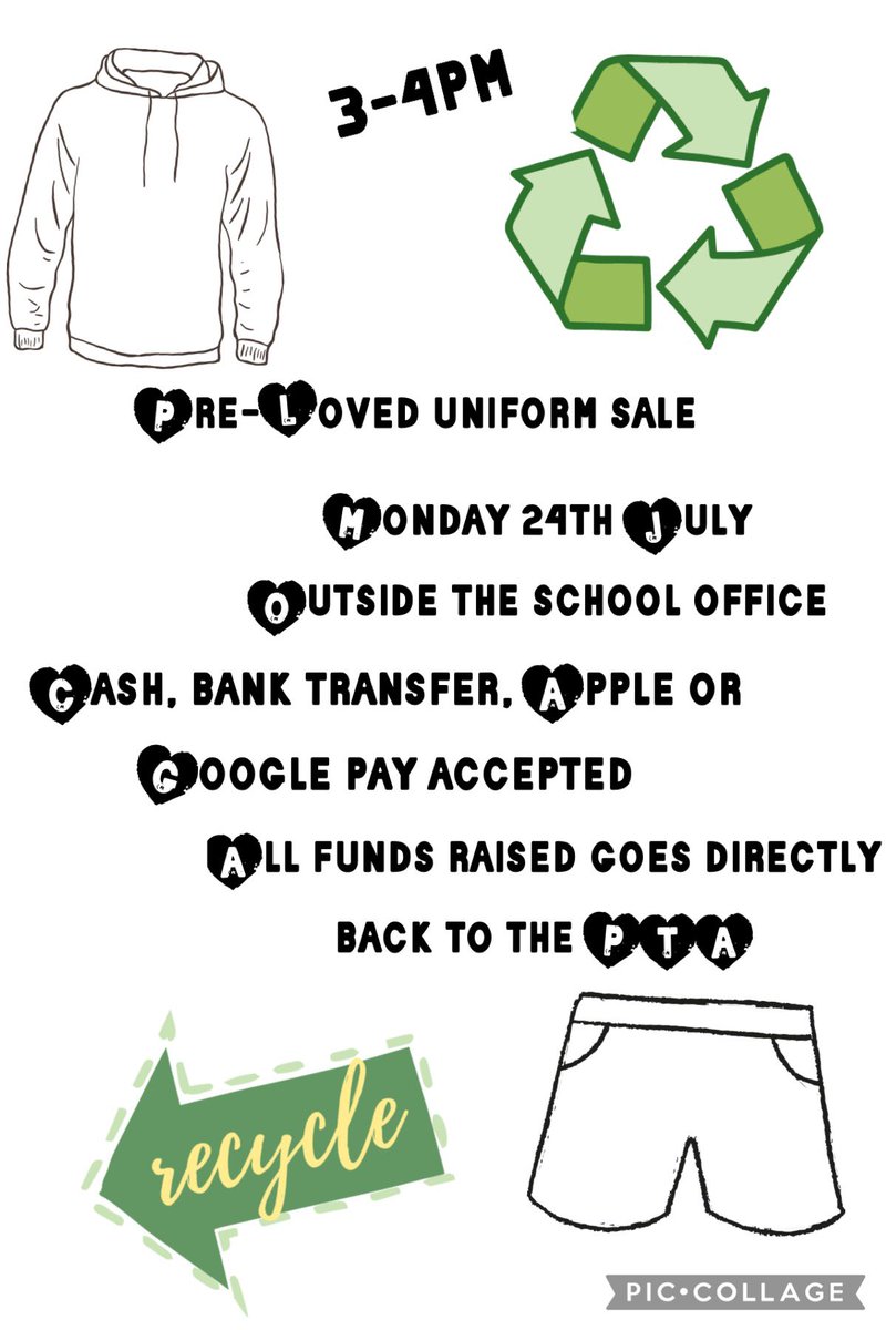 thecroftprimar1's tweet photo. It maybe STILL raining ☔️ but it’s only the beginning of the summer holidays!! ☀️🕶️ Don’t forget we have Spud shack selling ice cream 🍦 🍦 after school tomorrow (on the hatched area outside chipmunks) and out preloved uniform shop (all ages available) 3-4pm @TheCroftPrimary https://t.co/DK0M4sUHMn