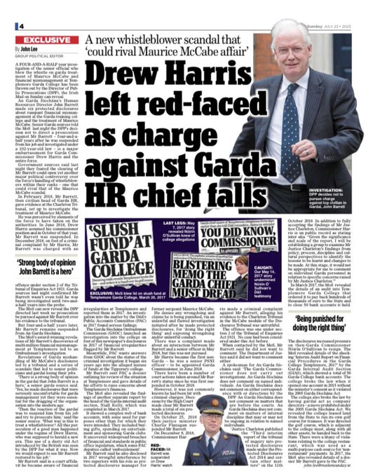 Another #Whistleblower in the #Gardai who was framed, destroyed & sacked because he exposed #corruption fraud & theft by Top senior #Garda commissioners

Which is still being #coveredup by the justice department & #DPP's office despite clear fraud & 50 bank acc

#gardacorruption https://t.co/eSwXfeekhD
