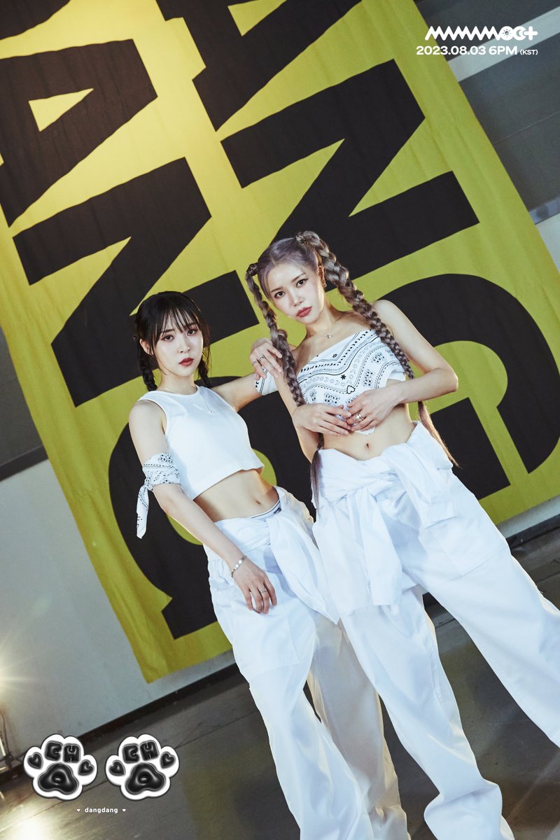 [#마마무+]

1st Mini Album 
[TWO RABBITS] 

🐾 CONCEPT PHOTO 🐾

Album Release✔ 
2023.08.03 6PM (KST) 

#마마무플러스 #MAMAMOOplus
#솔라 #Solar #문별 #MoonByul
#TWO_RABBITS #댕댕 #dangdang