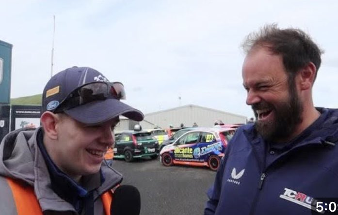 Day two @TCRUK_series… Hear <a href="/PaulONeill29/">Paul O'Neill 💥</a> thoughts about how drivers should take up dancing !!! 🕺to get the quickest laps times <a href="/krcircuit/">Knockhill Circuit</a>……👉 youtu.be/KZnNmtUcAj8 💃🕺