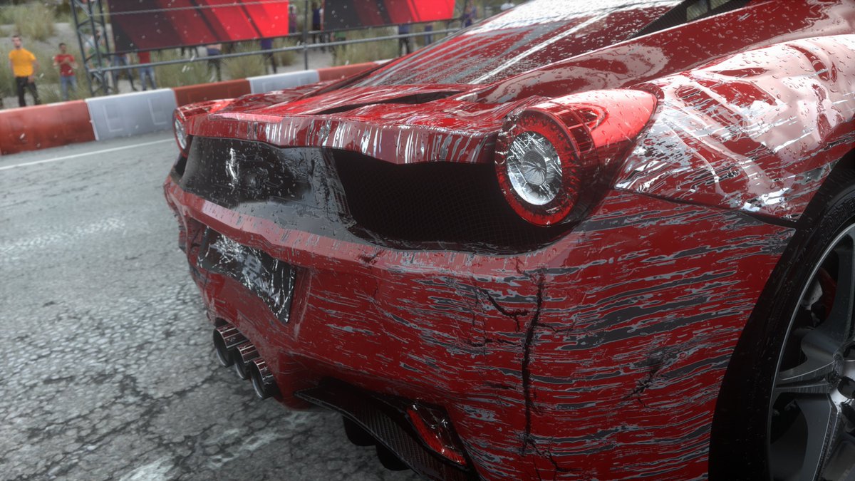 emula86's tweet image. #Driveclub damage model. Not too deep but still good looking. I think that the next GT needs a damage model like this @Kaz_Yamauchi