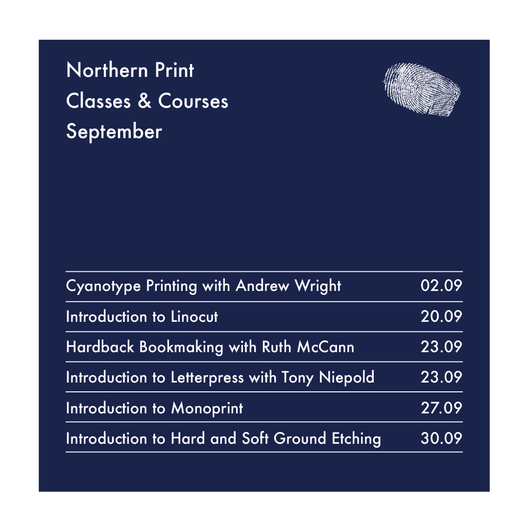 NorthernPrint's tweet photo. We have got some amazing classes and courses lined up throughout September 👉 Visit https://t.co/sGjqOzA497 to browse and book
#learnprint #learnprintmaking #printmakingworkshop #printmakersofinstagram
#letscreate #printmakingforall #nprnt https://t.co/MQ4tNuGli0