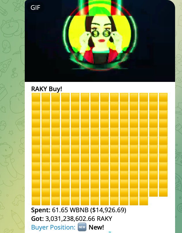 🚀🌗BULLISH Launch on <a href="/PancakeSwap/">PancakeSwap</a> 

$RAKY is LIVE and trending #8🔥

Swap link
pancakeswap.finance/swap?outputCur…

📈SMART BUYS in t.me/rakybsc

Don’t be left out 🫵
#RAKY 

Thanks <a href="/meleganza/">Melega Finance</a> for the 🚀boost