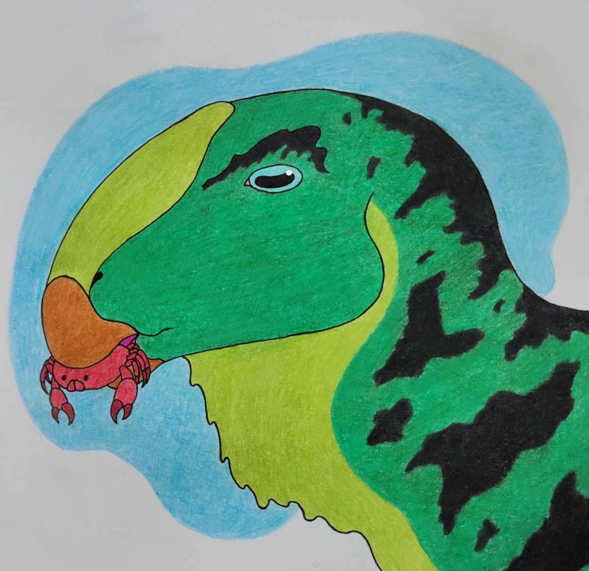 Son_Bat_Art's tweet photo. #art
#dinosaur
#hadrosaurus
#crab

Crab sticks enjoyer https://t.co/LeLaqhHU4u