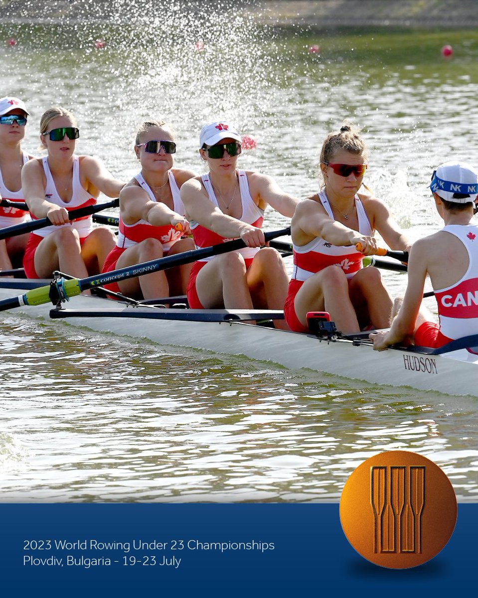 🚩 A-FINAL: Under 23 Women’s Eight (BW8+)

🥇 Olivia Vavasour (b), Lauren Day, Dahlia Levine, Lale Edil, Evan Park, Mia Levy, Hannah Heideveld, Megan Lee (s), Victoria Grieder (c), United States of America 
🥈 Klara Kerstan (b), Chiara Saccomando, Ricarda Heuser, Antonia Galland,