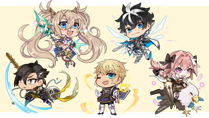 デフォルメシャルルマーニュ十二勇士+α