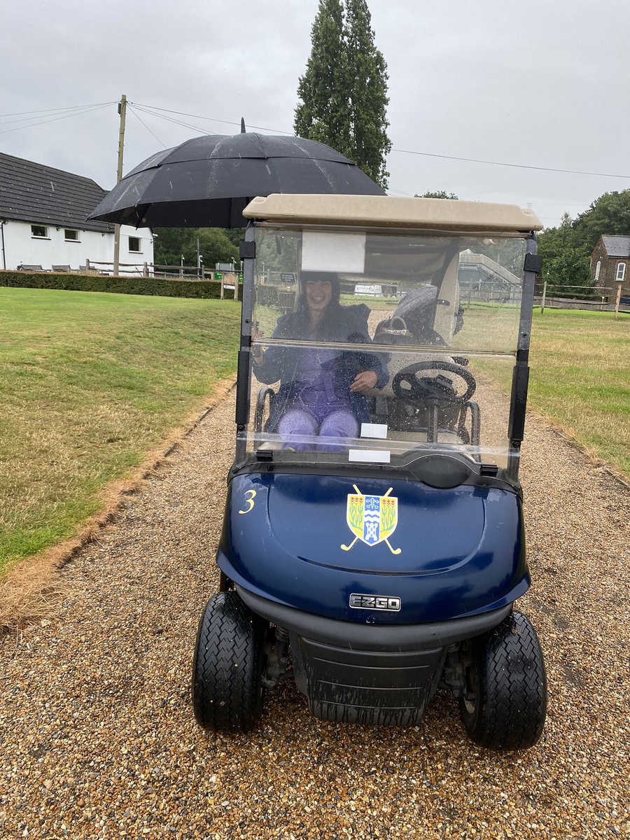 Yesterday fulfilled my ambition to drive a golf buggy , what a day for it #badcaddy <a href="/annatsirba/">Anna Tsirba</a> ⛳️ <a href="/Quiffandspecs/">Brian Maiden</a>