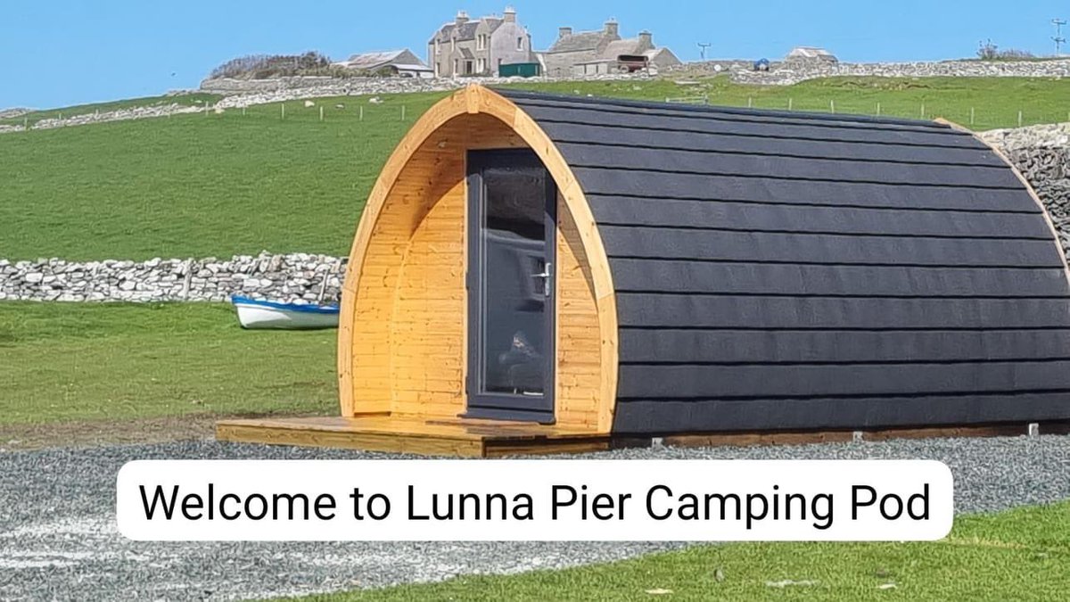 tracey_gonfirth's tweet photo. If you want to visit #Shetland I  highly recommend the Lunna Glamping pod. Great scenery, lovely location, super host, situated on a working #farm and surrounded by lots of archeology. Contact pamw44@hotmail.co https://t.co/irw9f9QZiS