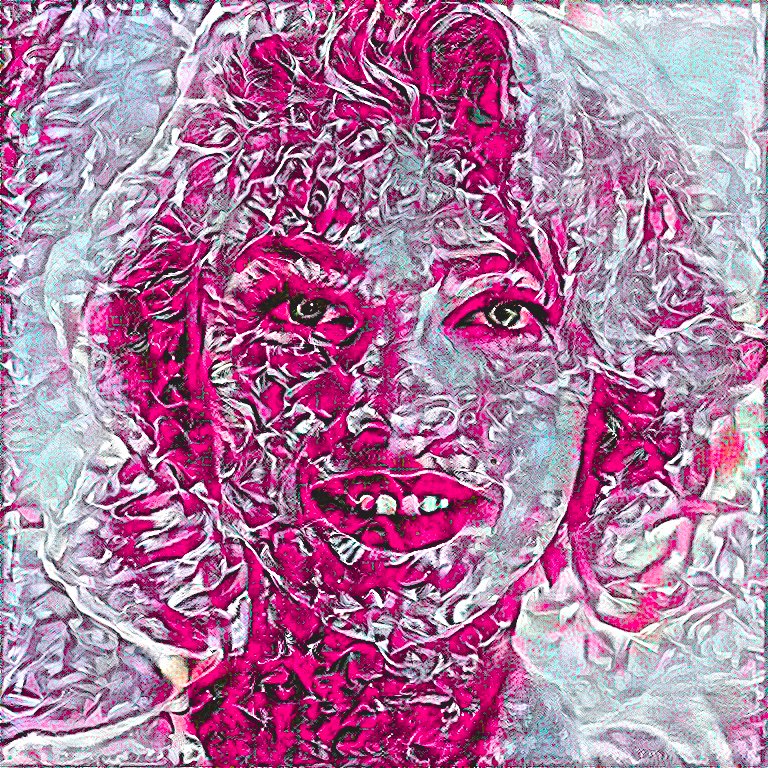 Pink power ! floor is lava... #fanart #popart #nft #fun #machinelearning #deeplearning #digital #art #MarilynMonroe #MarilynMonroeFans