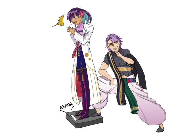 アーユスとドゥリーヨダナはこういう関係であってほしい…… あの世界に体重計があるかは知らん #FGO