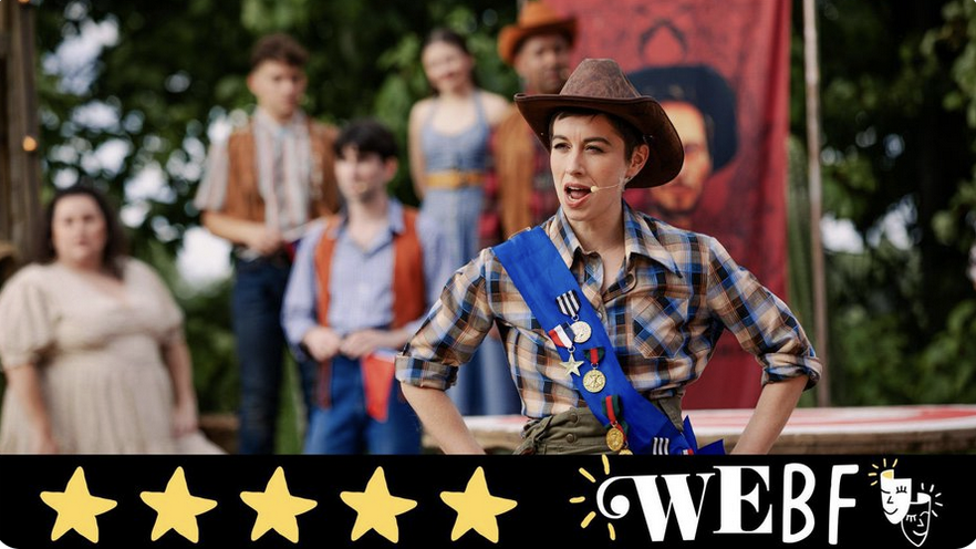 ★★★★★ 5 stars! 'Annie Get Your Gun' at Lavender Theatre "<a href="/surieofficial/">SuRie</a> is sensational as gutsy go-getter Annie Oakley, she delivers a sensitive and charismatic performance and has  brilliant chemistry with <a href="/C_McCullagh25/">Charlie McCullagh</a>'s Frank Butler" westendbestfriend.co.uk/news/review-an…